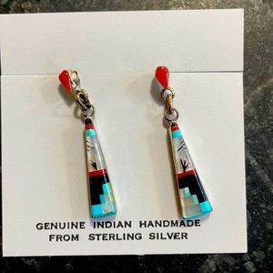 Unique sterling silver earrings-never worn